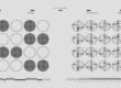 a diagram of a number of circles and a number of dots