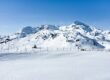 snow covered mountain during daytime